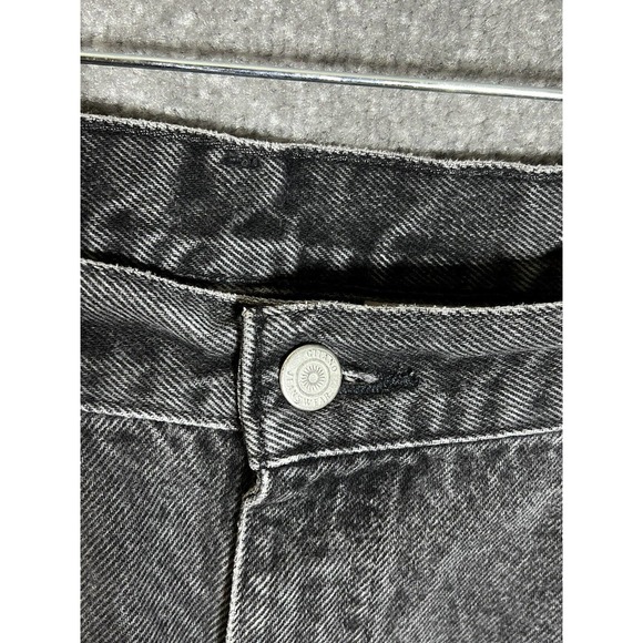 Gitano High Waist Mom Jeans Womens Size 16 Short Relaxed‎ Fit Faded Black Denim - Picture 8 of 14